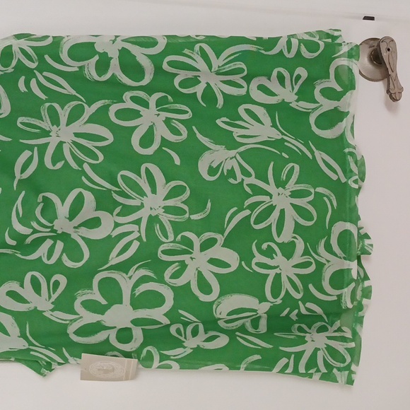 BRIGHT GREEN BLOUSE L NWT JUNIPER & LIME - Picture 3 of 8